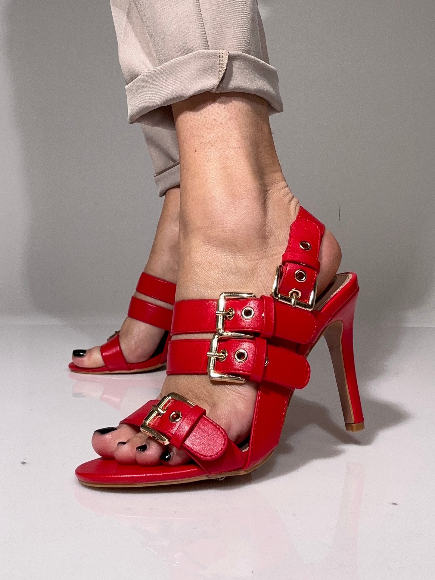 Sandalo Louise rosso