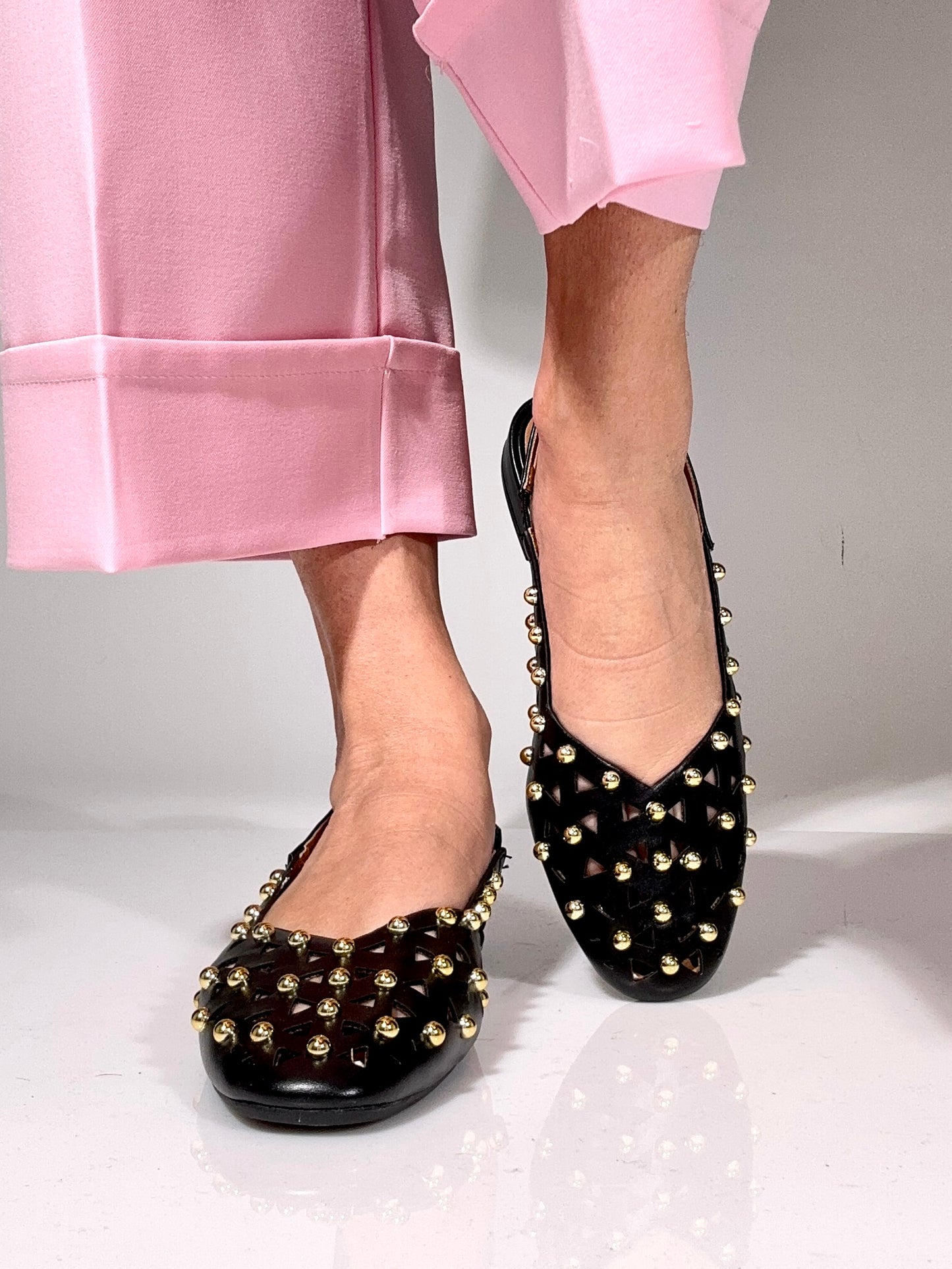 Slingback Nina nero