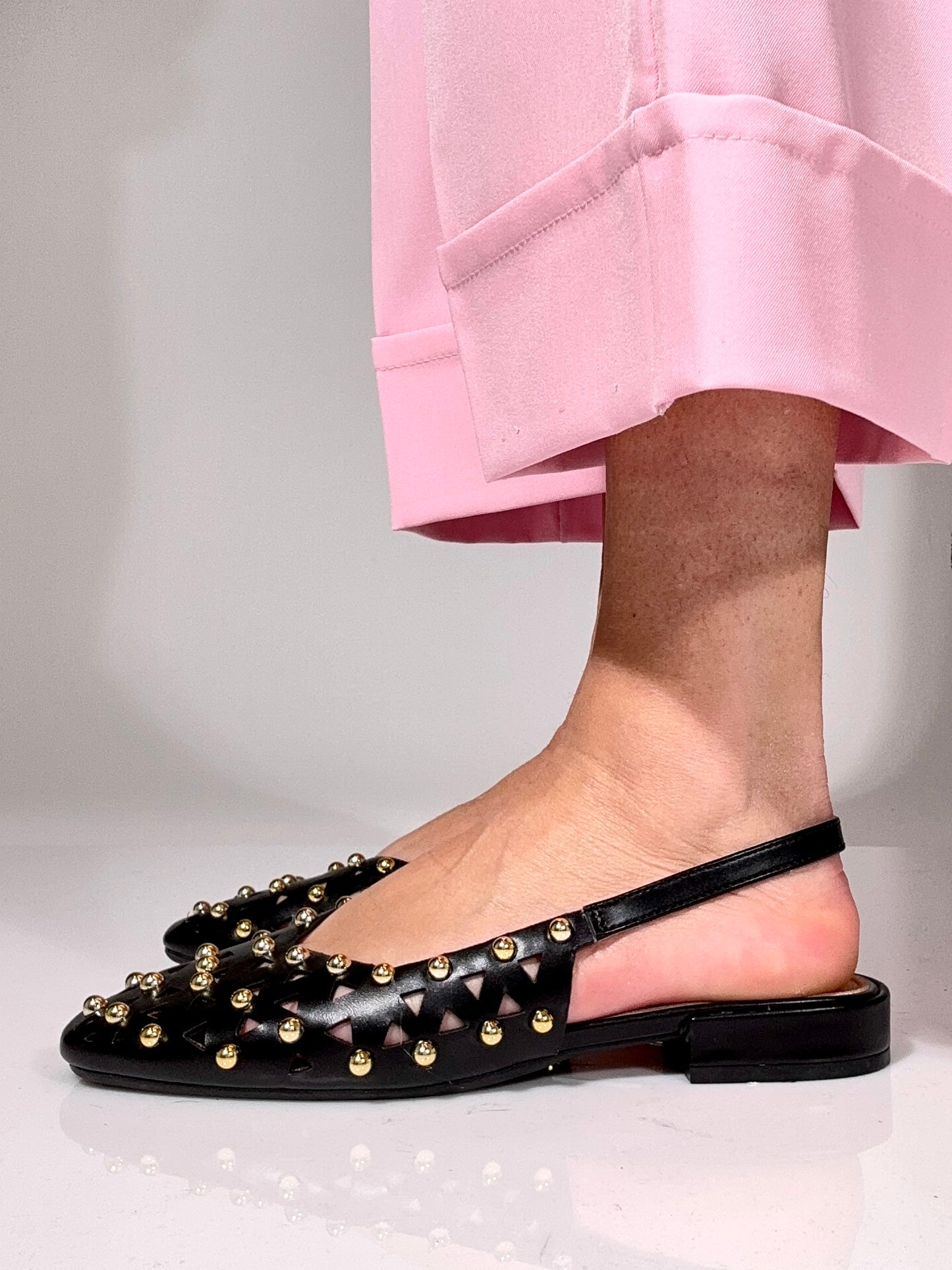 Slingback Nina nero